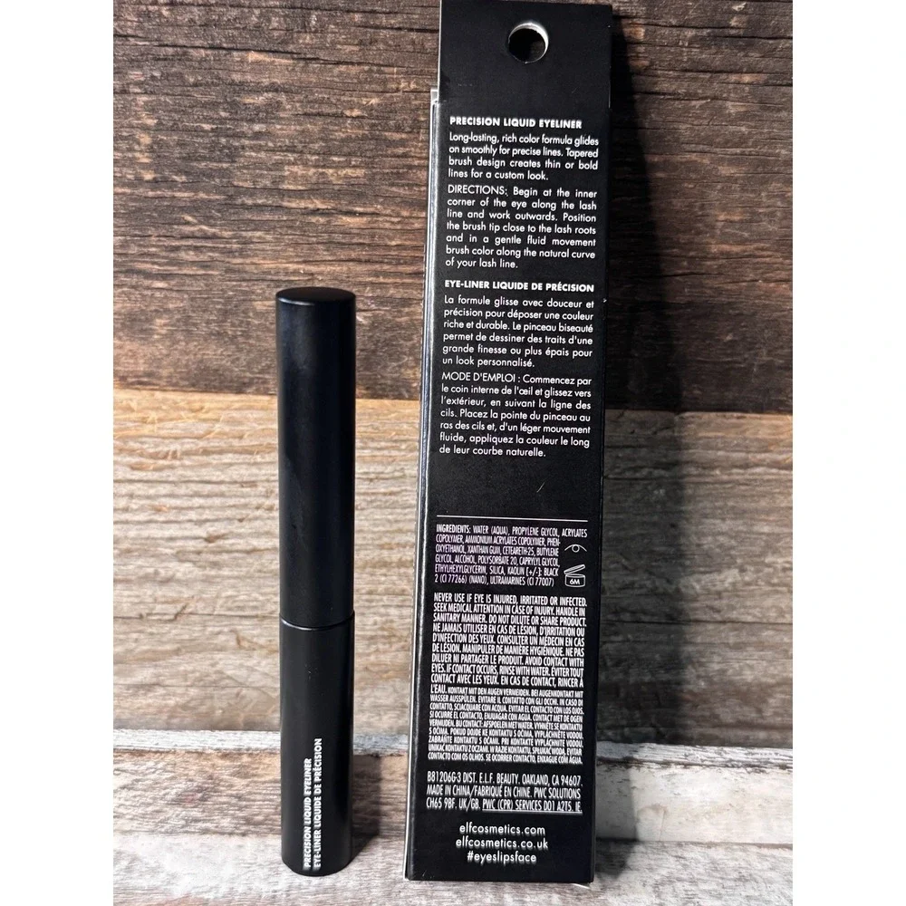 e.l.f. Precision Liquid Eyeliner‎ Black 81206 0.13 fl oz